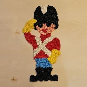 Vintage Popcorn Colorful Toy Soldier Wall Art